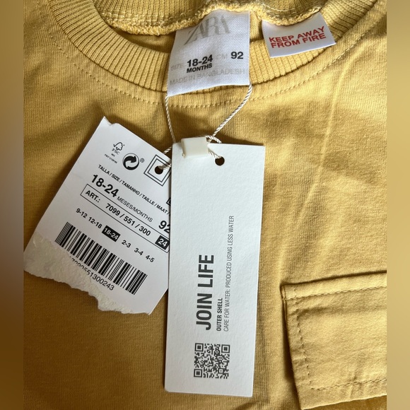 ZARA baby/toddler TShirt size 18-24 months NWT - Picture 4 of 4